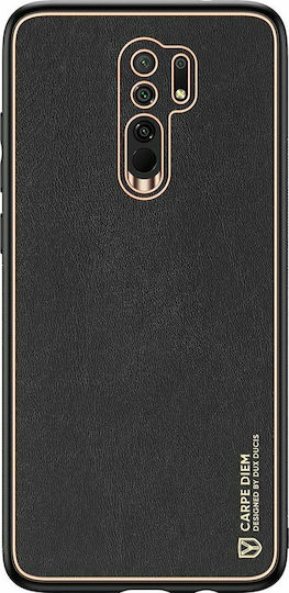 Dux Ducis Yolo Elegant Back Cover Δερματίνης / Πλαστικό Μαύρο (Redmi 9)