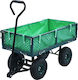 Trailer Garden Cart Four-wheel with Maximum Load Weight 250kg 84x84cm.
