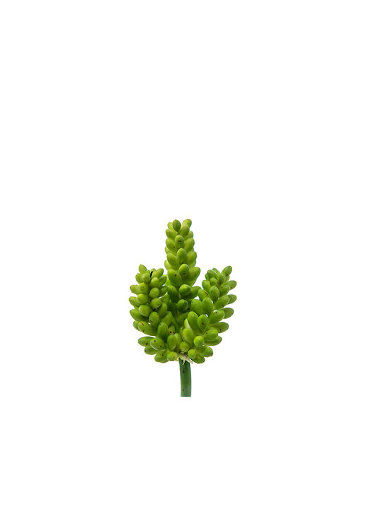 Ramură Decorativă Artificială Planta suculentă Crassula Green 12cm Zaros