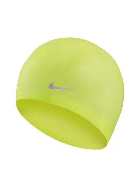 Nike Solid Schwimmkappe Kinder Gelb