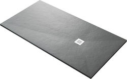 Karag Rectangular Artificial Stone Shower Cemento Pietra 80x140x2.5cm Karag Rectangular Artificial Stone Shower Cemento Pietra 80x140x2.5cm