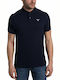 Barbour Ανδρικό T-shirt Polo Navy Μπλε