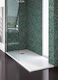 Karag Rectangular Artificial Stone Shower Bianc...