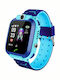 SPM Kids Digital Watch with GPS and Rubber/Plastic Strap Blue