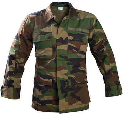 Survivors Woodland USA Military Jacket Camouflage Χιτώνιο Επιχειρησιακό Khaki