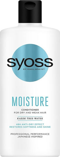 Syoss Moisture Kaede Tree Water Conditioner Ενυδάτωσης για Ξηρά Μαλλιά 440ml