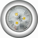 Eval Πλαφονιέρα Οροφής Led 75mm 04880-WH