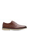 Clarks Malwood Plain Men's Anatomic Leather Casual Shoes Brown