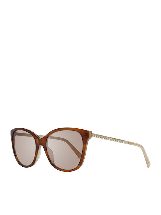 Swarovski Women's Sunglasses with Brown Frame SK0218 47F