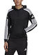 Adidas Squadra 21 Men's Sweatshirt with Hood and Pockets Black