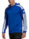 Adidas Squadra 21 Herren Sweatshirt mit Kapuze und Taschen Blau