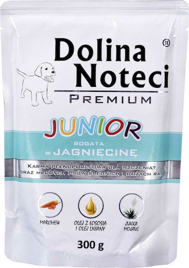 Dolina Noteci Premium Υγρή Τροφή για Κουτάβια σε Φακελάκι με Αρνί 300gr