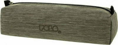 Polo Fabric Pencil Case Original with 1 Compartment Gray