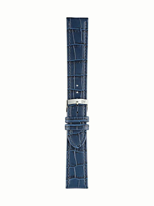 Morellato Juke Δερμάτινο Λουράκι Μπλε 18mm