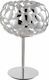 Fan Europe Metal Table Lamp for Socket E27 with Silver Base
