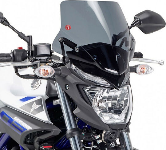 Givi Motorcycle Windshield & Windscreen Tinted Visor for Yamaha MT-03 A2127