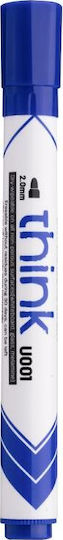 Deli Think Blue Whiteboard Marker 2mm Blue