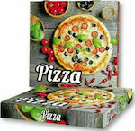 Set von 100 Boxen Pizza 33x33x4cm Microwelle