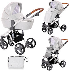Lorelli Rimini 2 in 1 Grey & Black Dots