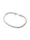 Silver bracelet 925° Riviera White Zircon bracelet