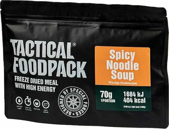 Tactical Foodpack Пикантна Супа с Нудъли Готово Ястие с Месо Спагети 70гр