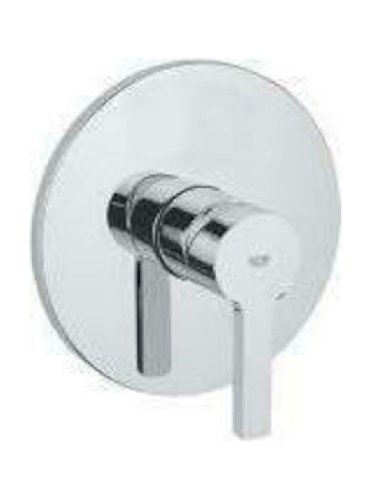 Grohe Concetto New Built-In Mixer Bathtub with 2 Exits Silver