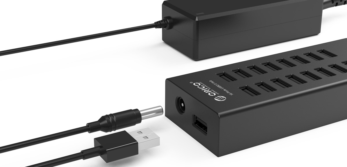 Orico H1613-U2 USB 2.0 Hub 16 Θυρών με σύνδεση USB-A & Θύρα Φόρτισης ...