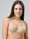 Luna Lust Spacer Bra with Light Padding Nude