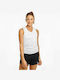 Saucony Rerun Women's Athletic Blouse Sleeveless White