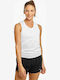 Rerun Damen Sport Bluse Ärmellos Weiß