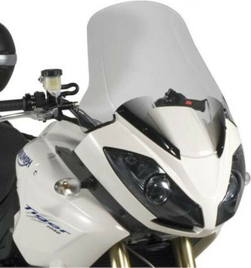 Givi Motorcycle Windshield & Windscreen Transparent Visor for Triumph Tiger 1050 2007-2012 & Tiger Sport 1050 2013-2018 D225ST