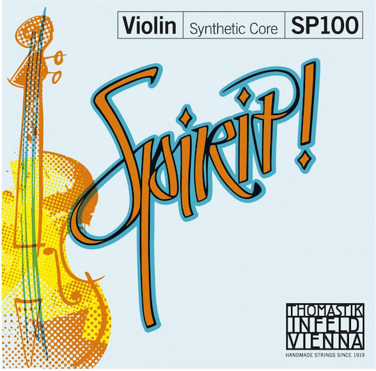 Thomastik Μονή Carbon Χορδή για Βιολί 4/4 Spirit! Violin E-String Medium 4/4 E (Mi)