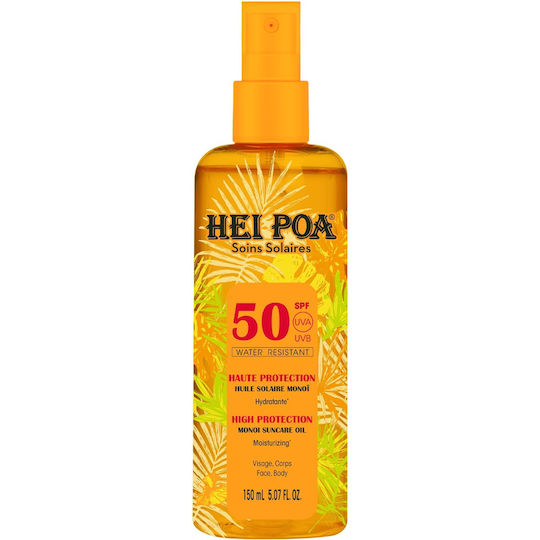 Hei Poa Monoi Масло Слънцезащитно Масло За Лице И Тяло SPF50 В Спрей 150мл