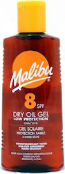 Malibu Dry Oil Gel Waterproof Crema protectie solara Ulei pentru Corp SPF8 200ml