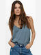 Only Women's Lingerie Top Blue Mirage