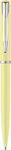 Waterman Στυλό Ballpoint με Μπλε Mελάνι Allure Pastel Yellow