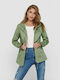 Only Kurz Damen Parka Jacke für Winter Hedge Green