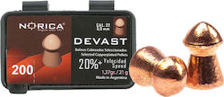 Norica Devast Пелети Аерогън 5.5mm 200pcs 200 б...