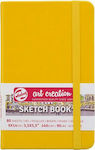 Royal Talens Μπλοκ Ελεύθερου Σχεδίου Art Creation Sketch Book Κίτρινο 9x14εκ. 140γρ. 80 Φύλλα