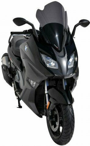 Ermax Getöntes Visier Motorrad Aeromax Helles Schwarz für BMW C650 Sport 2016-2020 071003040