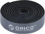 Orico CBT-1S Velcro Dematoare de Cabluri 1000x15mm Negru 1pcs CBT-1S-BK