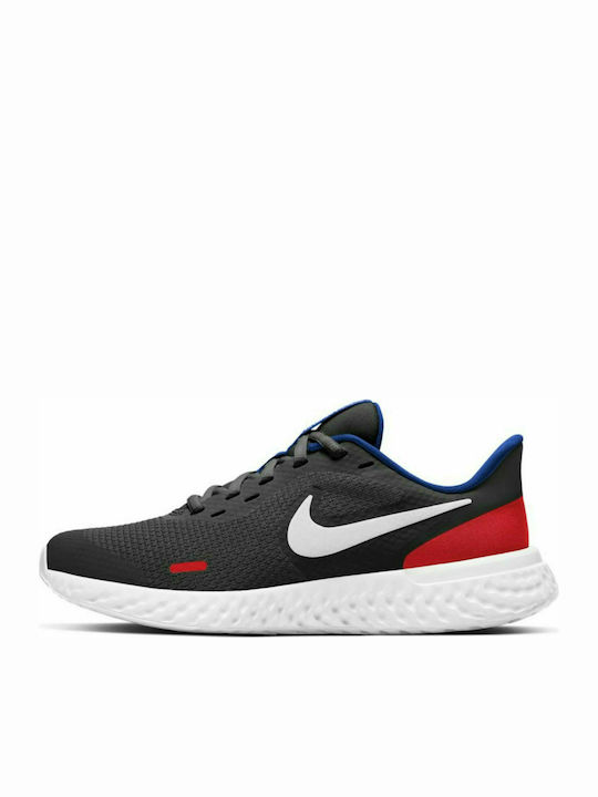 Nike Αθλητικά Παιδικά Παπούτσια Running Revolution 5 GS Black / White / University Red