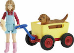 Schleich-S Miniature Toy Puppy Wagon Ride for 3-8 Years