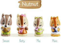 Les Klorofil Miniature Toy Οικογένεια Nutnut for 1.5+ Years