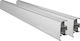 Nordrive Traverse bară de mașină Bare laterale din aluminiu 150x7cm pentru sistemul de suport Kargo, 2 bucăți 2buc
