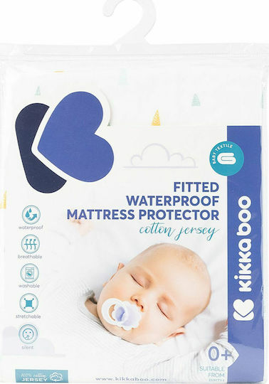 Kikka Boo Triangles Водоустойчив Бебешко матрак за люлка Памучен 60x120бр