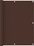 vidaXL Shade Divider on Roll Brown 1.2x6m made of Oxford fabric