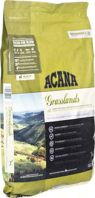 Acana Grasslands 6kg Hrană Uscată pentru Câini fără Cereale cu Miel și Rață