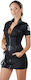 Cottelli Collection Sexy Police Dress Black