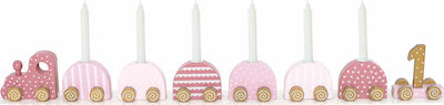 Jabadabado Birthday Candle in Pink Color T266